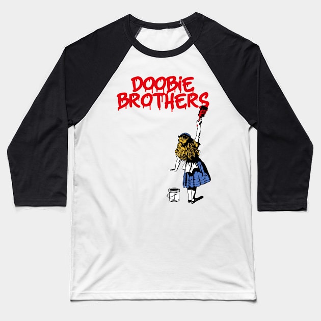 doobie bros red paint Baseball T-Shirt by j and r